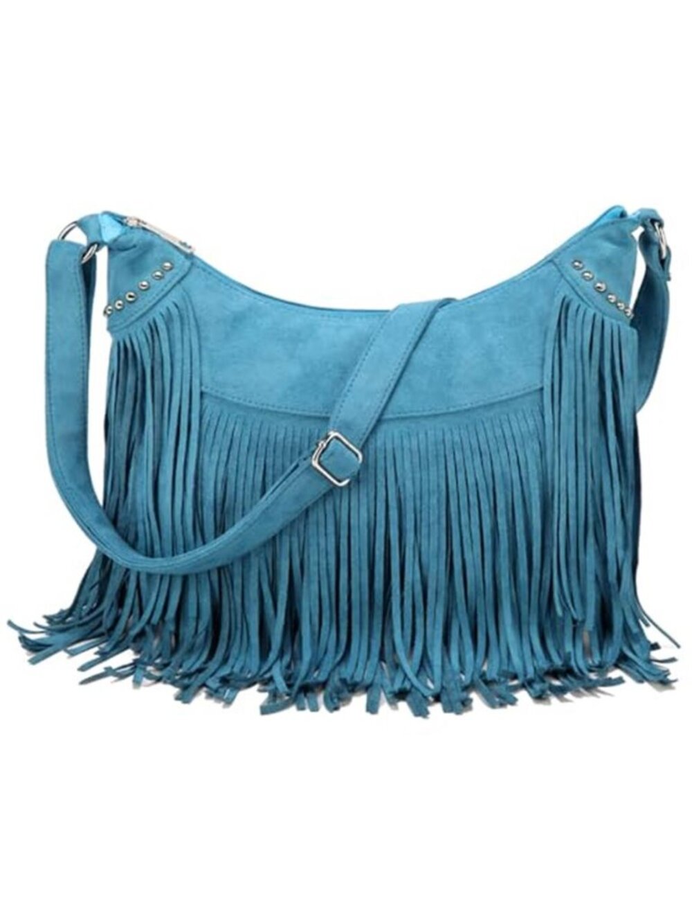 Womens Vegan Suede Hobo Bag Crossbody Shoulder Purse Slouch Tote Multipocket